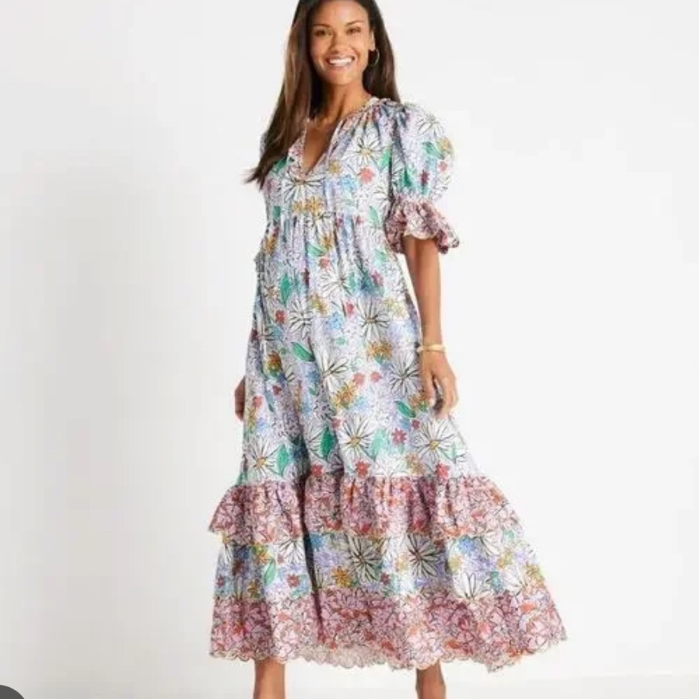 NWT Celia B Brenda Maxi Floral Dress - Picture 2 of 7